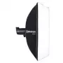 Softbox Elinchrom Rotalux Squarebox 1000×1000×420 mm, Czarny/Srebrny