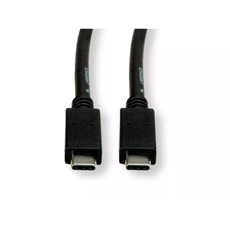 Kabel USB VALUE 11.99.9057 USB 3.2 Gen 2 0,5 m USB-C czarny