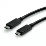 Kabel USB VALUE 11.99.9057 USB 3.2 Gen 2 0,5 m USB-C czarny