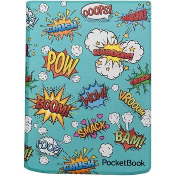 E-czytnik PocketBook FL-743-CCP-WW z 7-calowym wyświetlaczem, 16 GB pamięci, okładką Comic Print