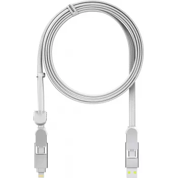 Kabel Rolling Square inCharge XL XLM02R 2m biały — kabel USB do ładowania i transmisji danych