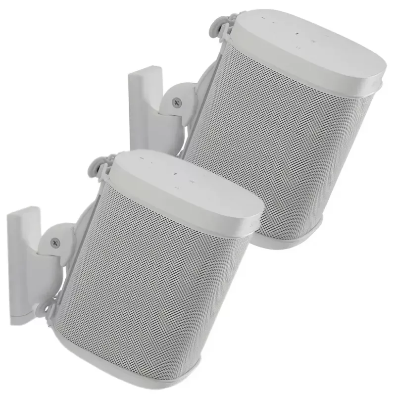 Uchwyt ścienny SANUS WSWM22 do głośników — biały, maks. obciążenie 4,53 kg, wysokość 14 cm, 180×205 mm