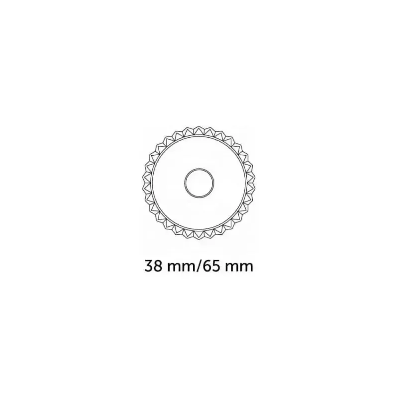 OKRĄGŁA FORMA DO RAVIOLI Z ZĄBKOWANYMI BRZEGAMI ø65mm