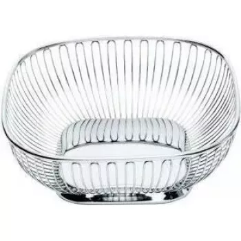 Kosz serwisowy Alessi 845 Kwadratowy Stal nierdzewna 230x230 mm