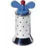 Młynek przyprawowy Alessi 9098 niebieski stal nierdzewna wysokość 132 mm
