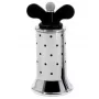 Młynek do przypraw Alessi 9098 B czarny stal nierdzewna wysokość 132 mm
