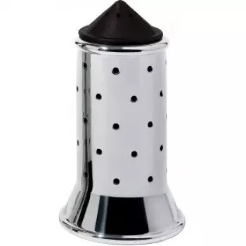 Pojemnik na przyprawy Alessi MGSAL B Czarny Stal nierdzewna 113mm