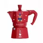Kawiarka BIALETTI Moka Express 3-filiżankowa (150 ml) Czerwona kawiarka na kuchenkę