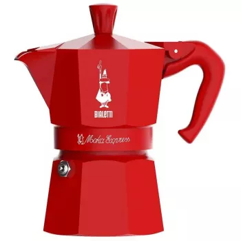 Kawiarka BIALETTI Moka Express 1TZ 1 filiżanka czerwona