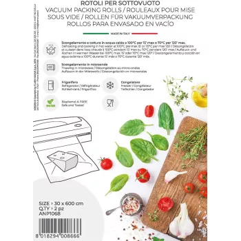 Rolki do zgrzewarki próżniowej Magic Vac ANP 30 cm x 6 m — szerokość 30 cm, długość 6 m
