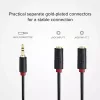 Kabel audio stereo SBS Audio z rozdzielaczem jack 3,5 mm