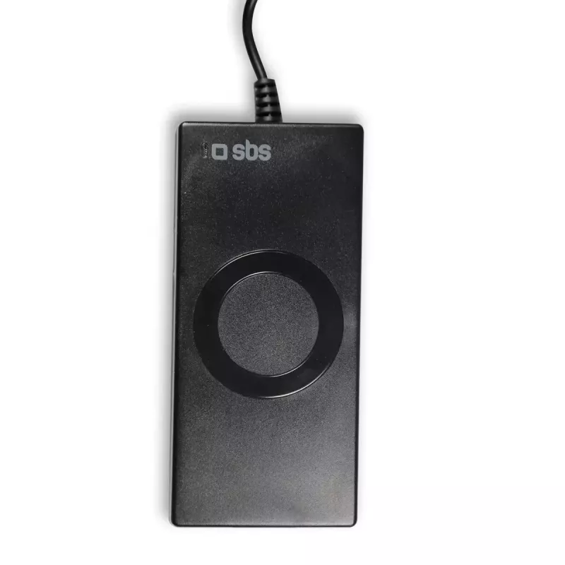 Zasilacz SBS Portable 90W do notebooków wewnętrzny czarny 2,2m