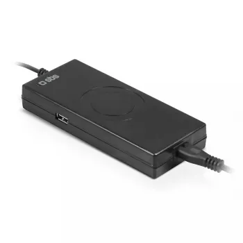 Zasilacz SBS Portable 90W do notebooków wewnętrzny czarny 2,2m