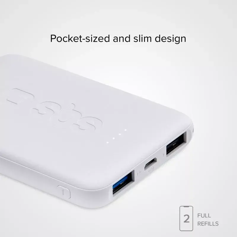 Przenośny powerbank SBS 5000 mAh, pojemność baterii 5000 mAh