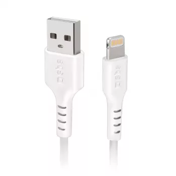 Kabel Lightning SBS TECABLEUSBIP5389W 3 m biały USB A