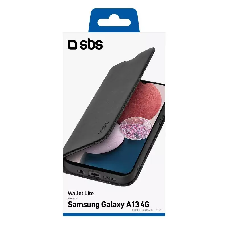 Etui-portfel SBS TEBKLITESAA134GK do Samsung Galaxy A13 6.6 cala Czarny
