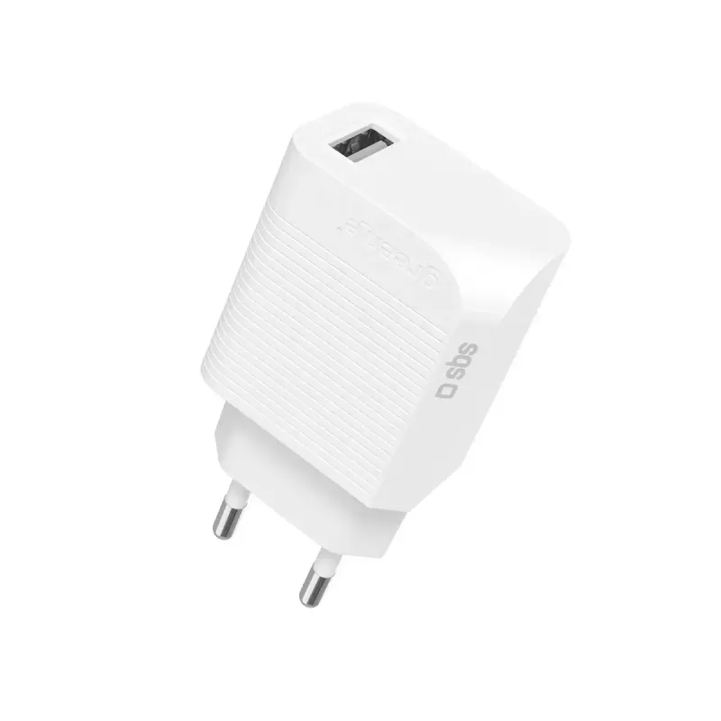 Ładowarka do urządzeń mobilnych SBS GRETR1USB18W uniwersalna biała AC szybkie ładowanie