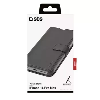 Etui portfelowe SBS TEBKWALIP1467PK do iPhone 14 Pro Max 17 cm czarne