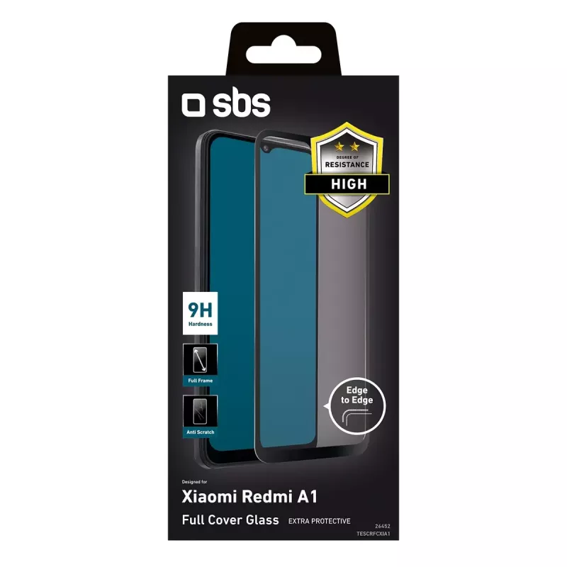 Szkło hartowane SBS Xiaomi Redmi A1 Czarny