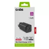 Szybka ładowarka sieciowa SBS Mobile TETRGAN1C65W — 100–240V, 1x USB-C, czarna, do smartfonów, tabletów, laptopów, smartwatchy i słuchawek