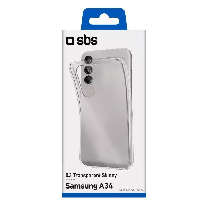 Cover SBS Galaxy A34 16.8 cm Transparent Monochromatic