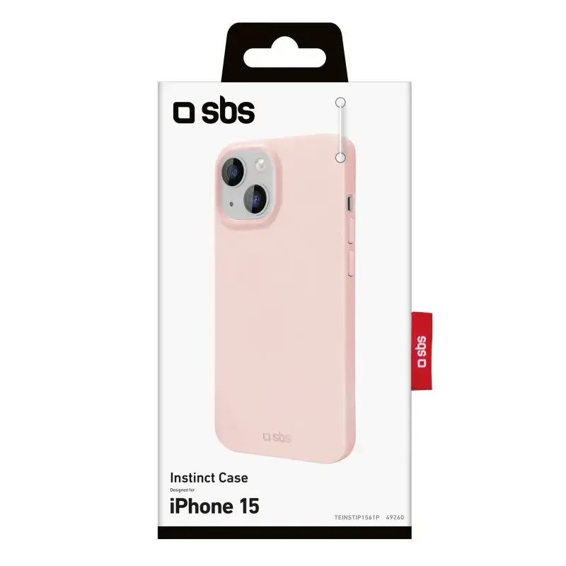 Cover SBS TEINSTIP1561P Pink dla iPhone 15 15,5 cm (6,1 cala)