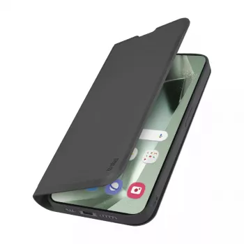 Etui z klapką Samsung Galaxy S24 FE 17 cm czarne SBS TEWALSAS24FEK