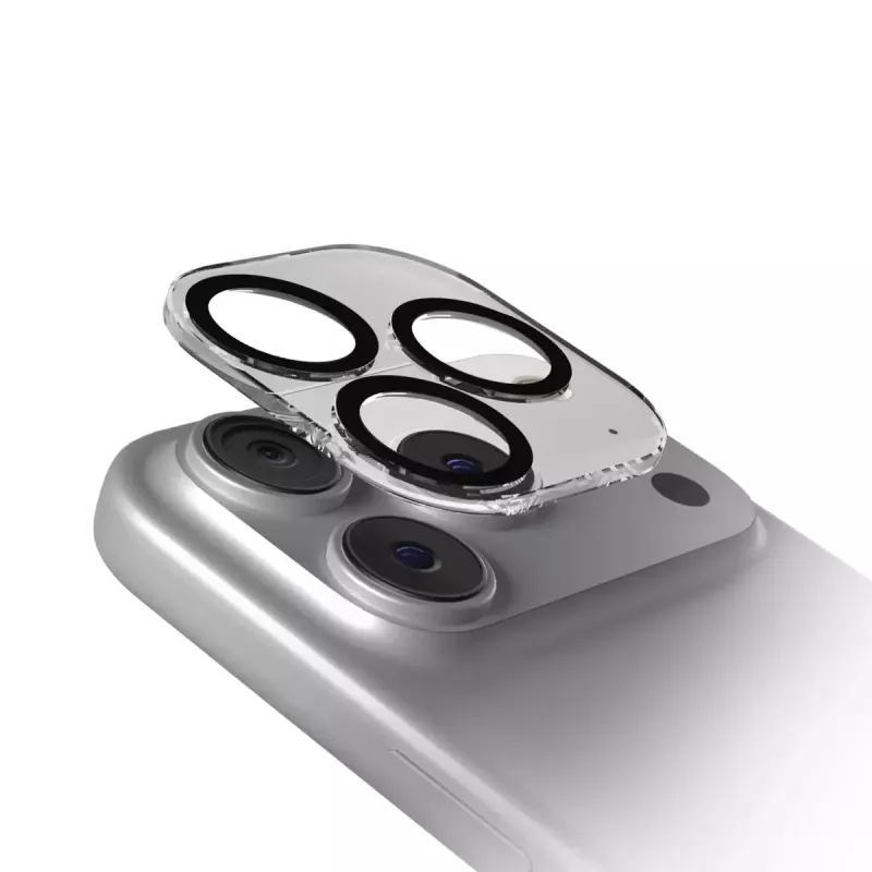 Zestaw ochronny ekranu i plecków z osłoną obiektywu aparatu SBS TECAMGLIP1763P do Apple iPhone 17 Pro / 17 Pro Max, silikon i szkło hartowane, przezroczysty, 1 szt.
