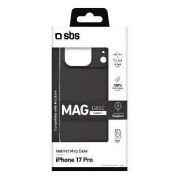 Pokrowiec na telefon SBS TEINSTMAGIP1763PK dla Apple iPhone 17 Pro 15,9 cm (6,28 cala) Czarny