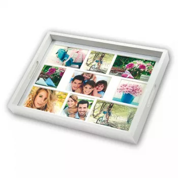 Multi picture frame ZEP W006 Wood biały 447x347 mm