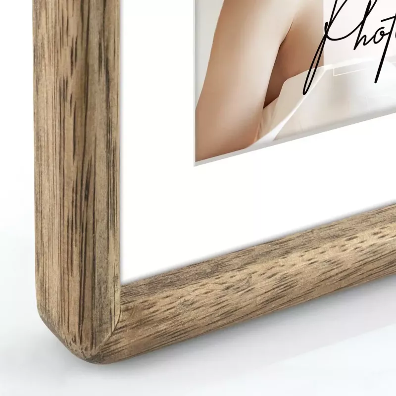 Pojedyncza ramka na zdjęcie ZEP Gressan Brązowe drewno 190x250 mm