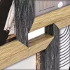 Zestaw ramek na zdjęcia ZEP Vercelli Czarny Brązowy MDF 535x320 mm