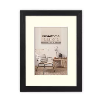 Pojedyncza ramka na zdjęcie ZEP V4568B Czarna Drewniana 170 x 220 mm