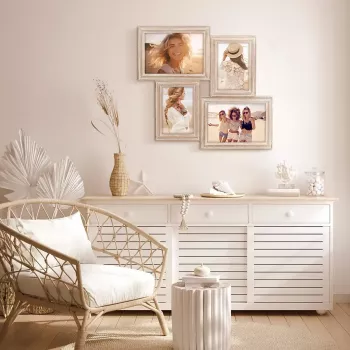 Ramka na wiele zdjęć ZEP AC446B Naturalne drewno 390x370 mm