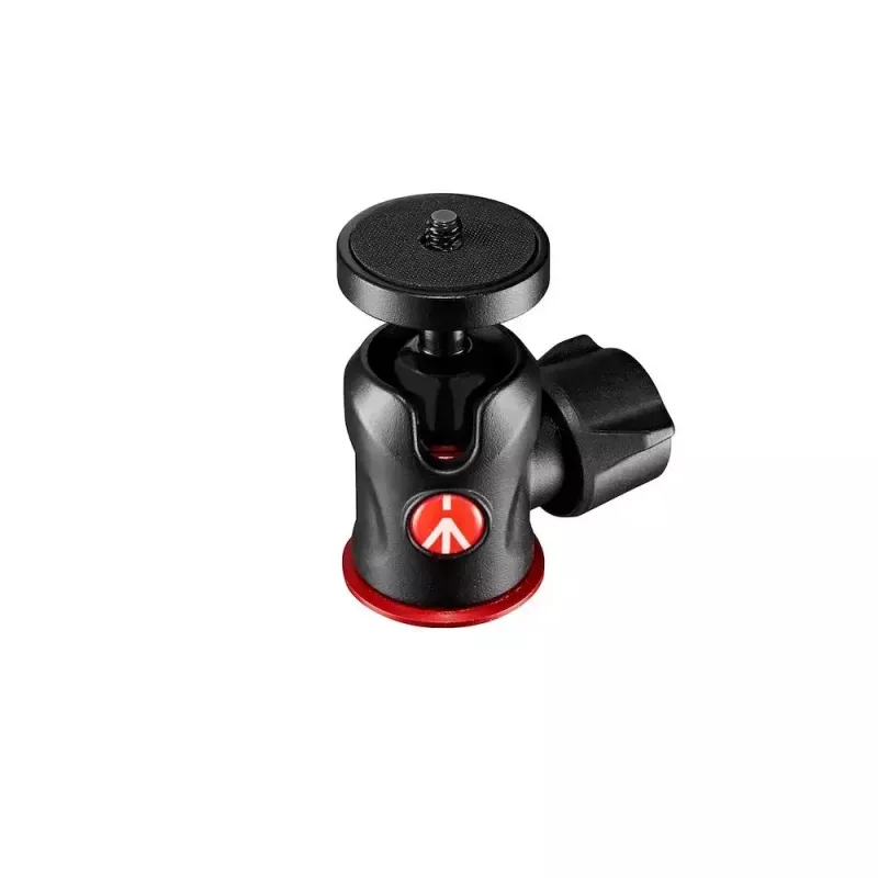 Głowica tripodowa Manfrotto 492 Centre Ball Head Czarno-Czerwona 1/4 cala