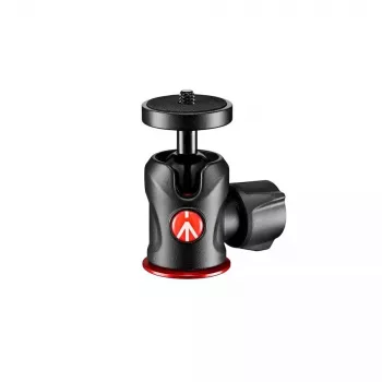 Głowica tripodowa Manfrotto 492 Centre Ball Head Czarno-Czerwona 1/4 cala