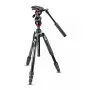 Statyw Manfrotto MVKBFRT-LIVE do aparatów cyfrowych i filmowych 3 nogi Czarny Czerwony Srebrny