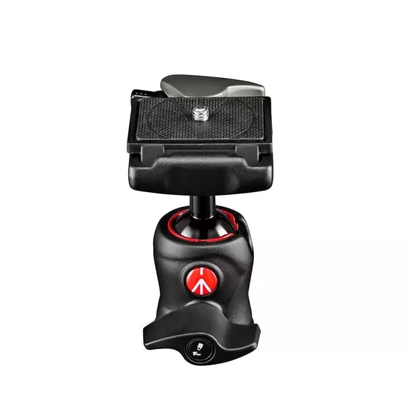 Głowica statywu Manfrotto MH490-BH Czarna Aluminium 1/4 cala Kulowa Wysokość 90 mm Waga 190 g
