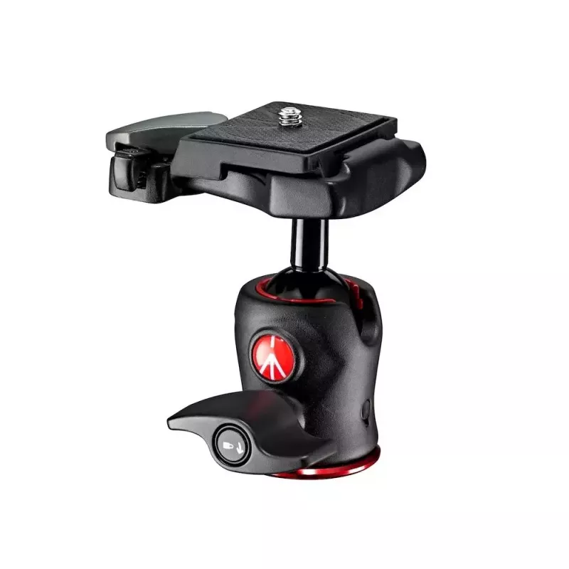 Głowica statywu Manfrotto MH490-BH Czarna Aluminium 1/4 cala Kulowa Wysokość 90 mm Waga 190 g