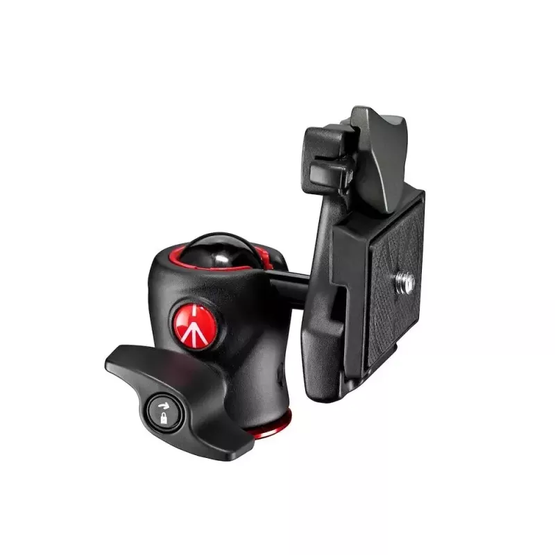Głowica statywu Manfrotto MH490-BH Czarna Aluminium 1/4 cala Kulowa Wysokość 90 mm Waga 190 g