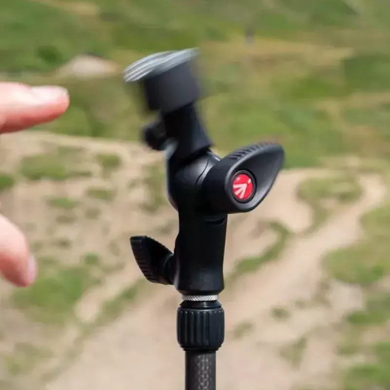 Manfrotto MLH1HS-2 głowica uchylna z zimną stopką, przegubem do lampy i uchwytem na parasol