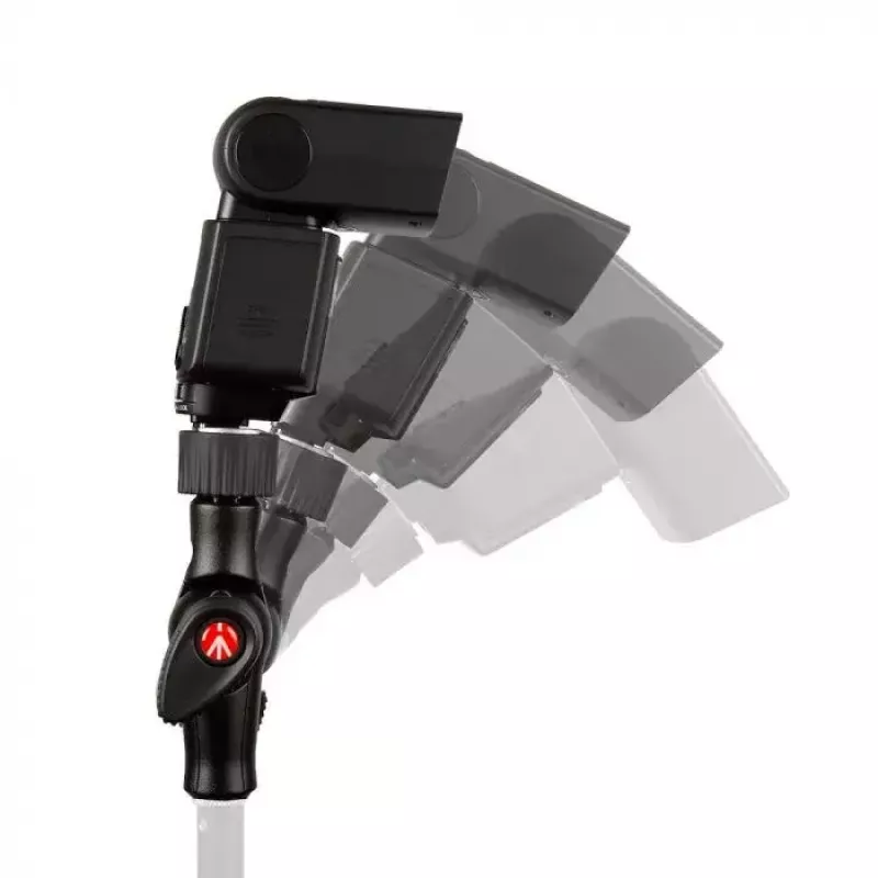 Manfrotto MLH1HS-2 głowica uchylna z zimną stopką, przegubem do lampy i uchwytem na parasol