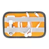 Lowepro GearUp Pouch Mini Saszetka Nylon Poliester Ripstop Szary Pomarańczowy