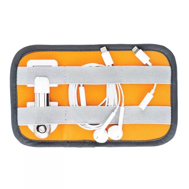Lowepro GearUp Pouch Mini Saszetka Nylon Poliester Ripstop Szary Pomarańczowy