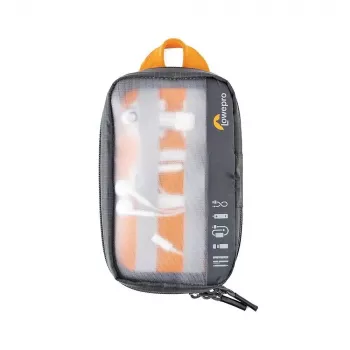 Lowepro GearUp Pouch Mini Saszetka Nylon Poliester Ripstop Szary Pomarańczowy