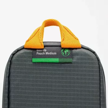 Lowepro Pouch Medium GearUp GL LP37139-GRL Nylon Ripstop Poliester Pomarańczowy Szary 280x45x140mm