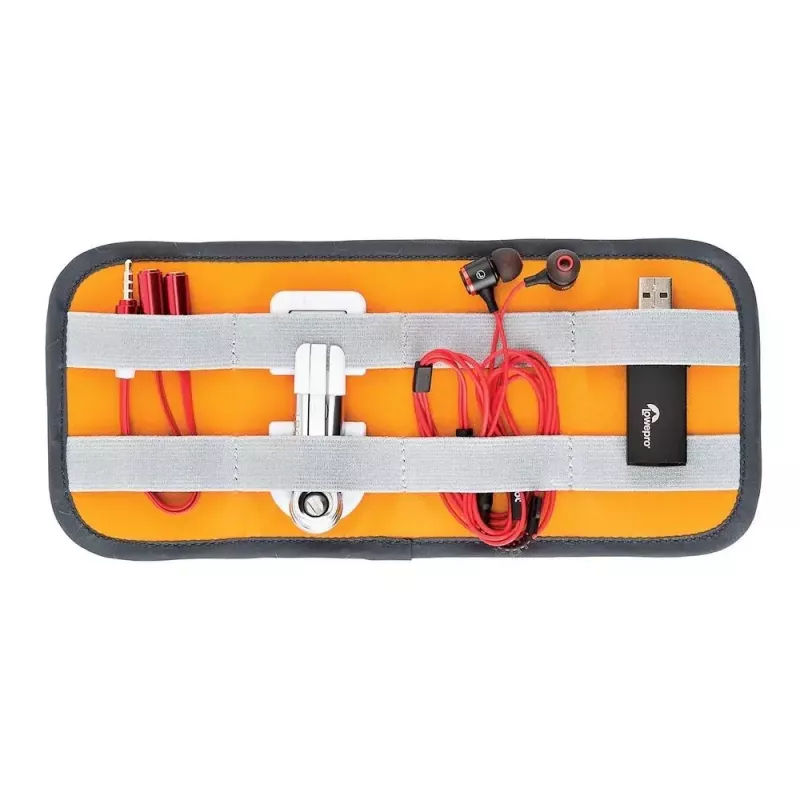 Lowepro Pouch Medium GearUp GL LP37139-GRL Nylon Ripstop Poliester Pomarańczowy Szary 280x45x140mm