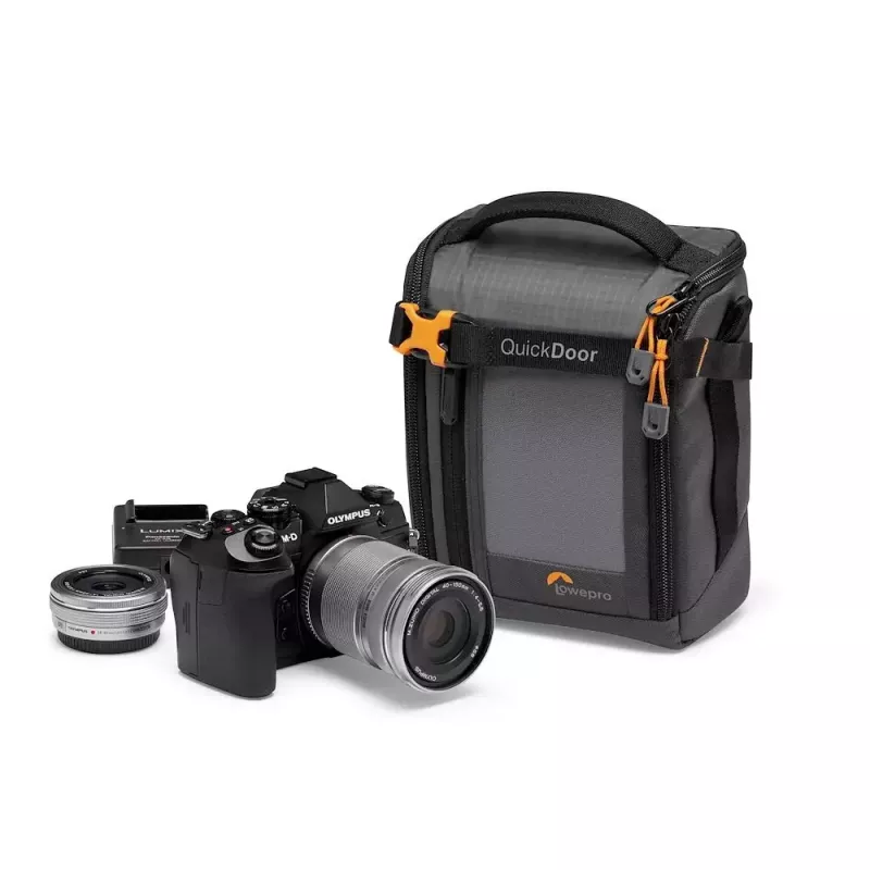 Kompaktowy futerał Lowepro GearUp Creator Box M II Czarno-szary