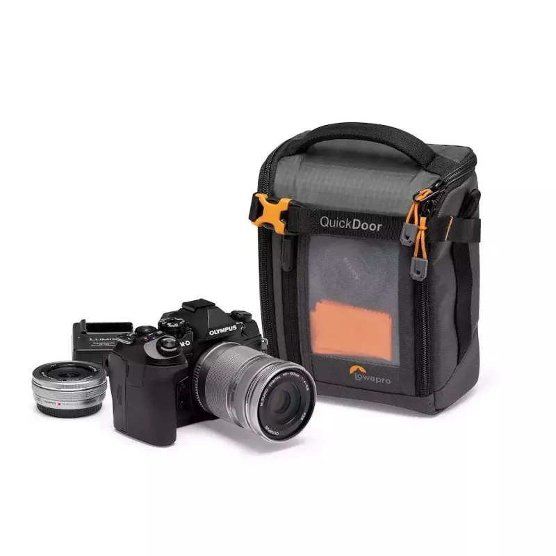 Kompaktowy futerał Lowepro GearUp Creator Box M II Czarno-szary