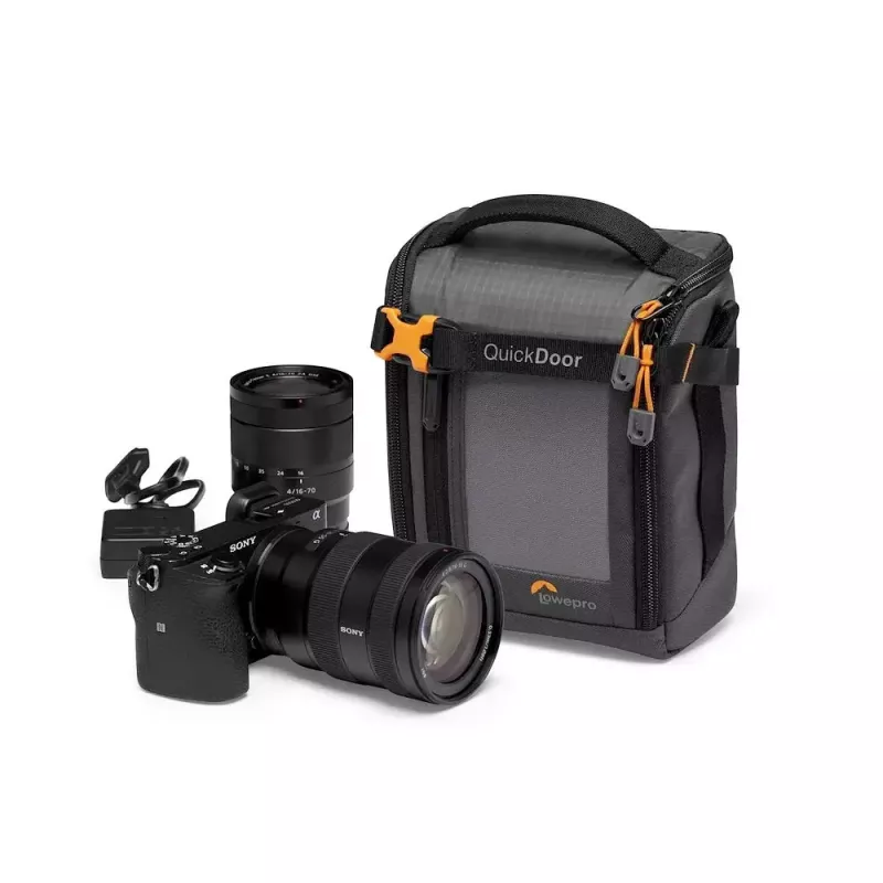 Kompaktowy futerał Lowepro GearUp Creator Box M II Czarno-szary
